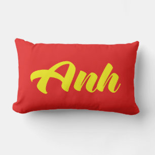 Vietnamese Brother - Anh ~ Tiếng Việt Language Lumbar Pillow