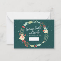 Vietnamese Christmas Card. Giang Sinh An Lanh