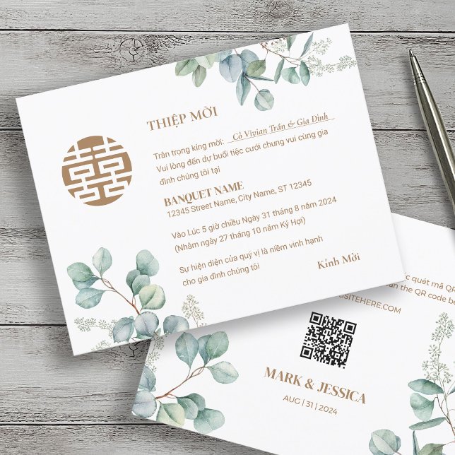Vietnamese Eucalyptus Song Hy Wedding Thiep Moi (Creator Uploaded)