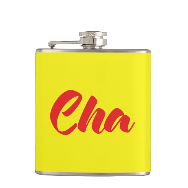Vietnamese Father - Cha ~ Tiếng Việt Language Hip Flask (Front)
