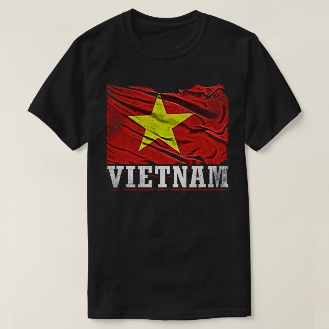 Vietnamese Flag 1 T-Shirt (Design Front)