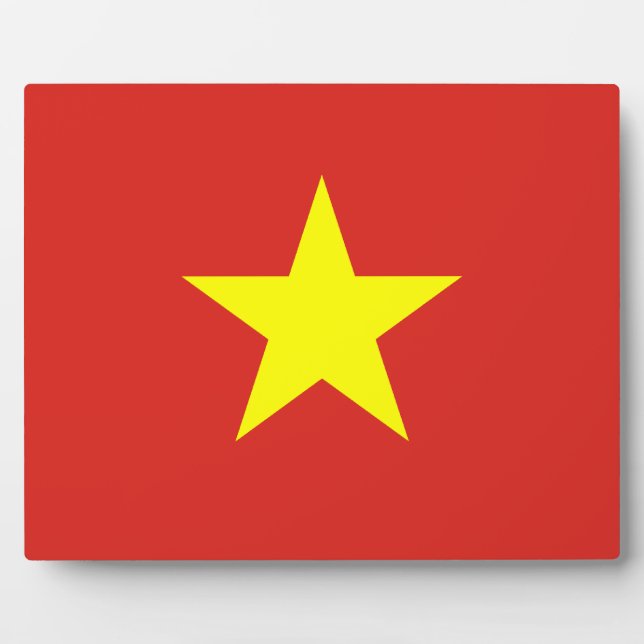 Vietnamese Flag Plaque (Front)