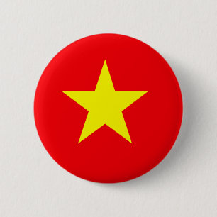 Vietnamese Flag T-shirts and Gifts 2 Inch Round Button
