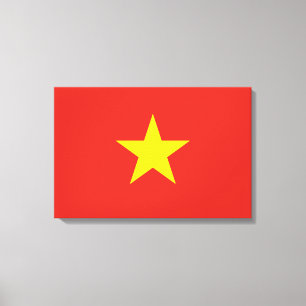 Vietnamese Flag (Vietnam) Canvas Print