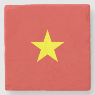Vietnamese Flag (Vietnam) Stone Coaster
