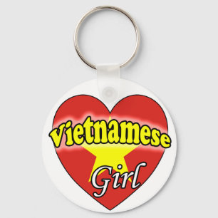 Vietnamese Girl Keychain