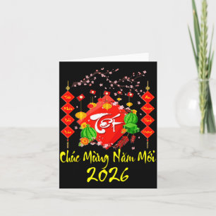 Vietnamese Lunar New Year 2026 Tet Viet Chuc Mung  Card