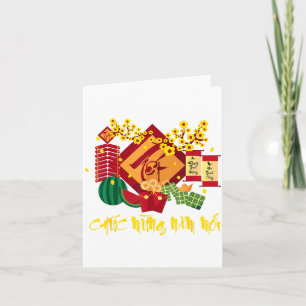 Vietnamese Lunar New Year 2026 Tet Viet Chuc Mung Card