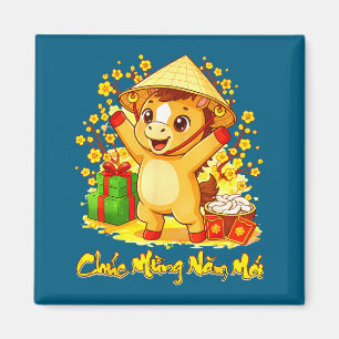 Vietnamese lunar new year 2026 tet viet chuc mung magnet