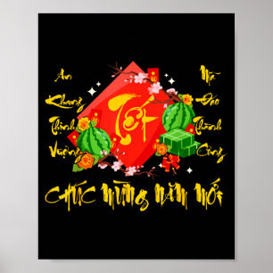 Vietnamese Lunar New Year 2026 Tet Viet Chuc Mung  Poster