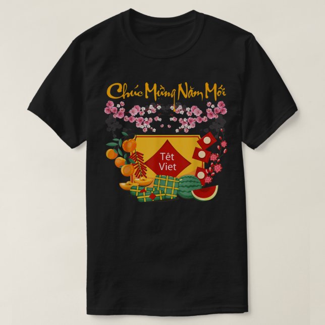 Vietnamese Lunar New Year - Tet 2023 Decoration Li T-Shirt (Design Front)