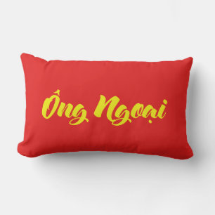 Vietnamese (Maternal) Grandfather - Ông Ngoại Lumbar Pillow
