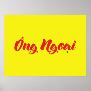 Vietnamese (Maternal) Grandfather - Ông Ngoại Poster