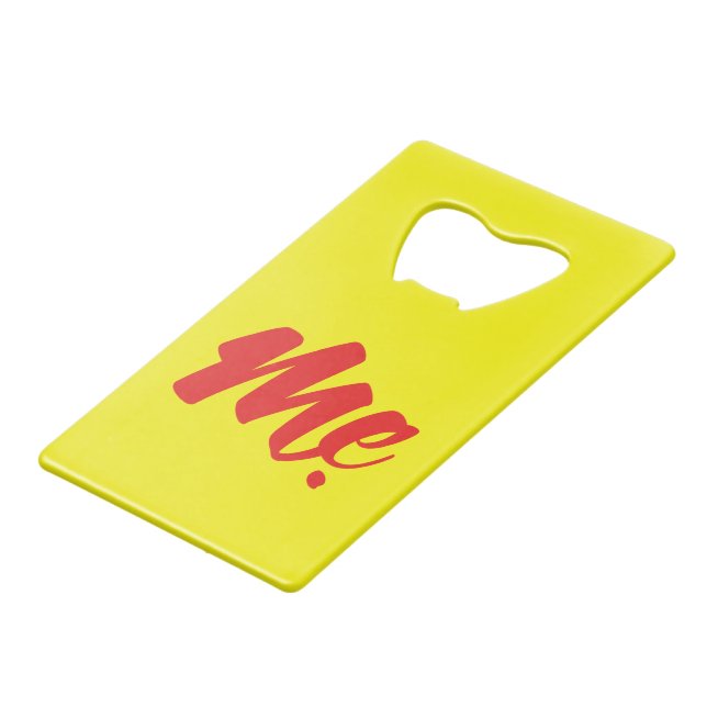 Vietnamese Mother - Mẹ ~ Tiếng Việt Language Credit Card Bottle Opener (Front Angled)