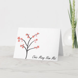 Vietnamese New Year Greeting Holiday Card