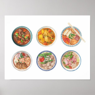 Vietnamese Noodles Poster