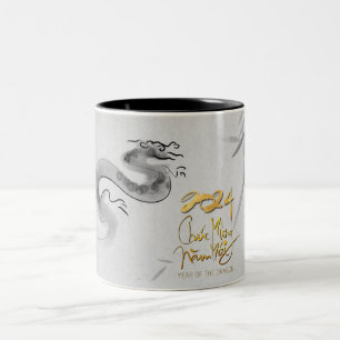 Vietnamese Original Dragon Year 2024 2TM2 Two-Tone Coffee Mug