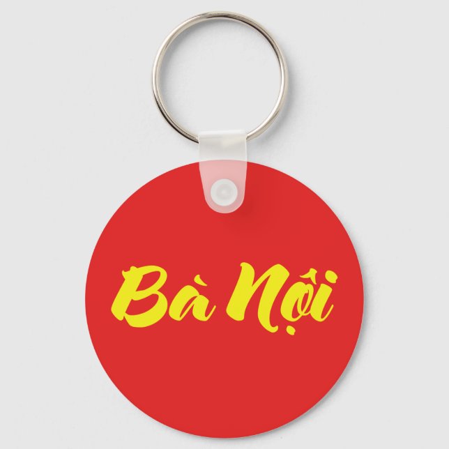 Vietnamese (Paternal) Grandmother - Bà Nội Keychain (Front)