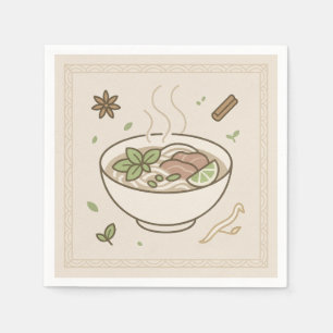 Vietnamese Pho (U.S. Restaurant Style) Napkin