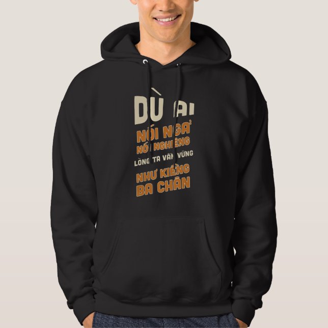 Vietnamese Proverbs Hoodie (Front)