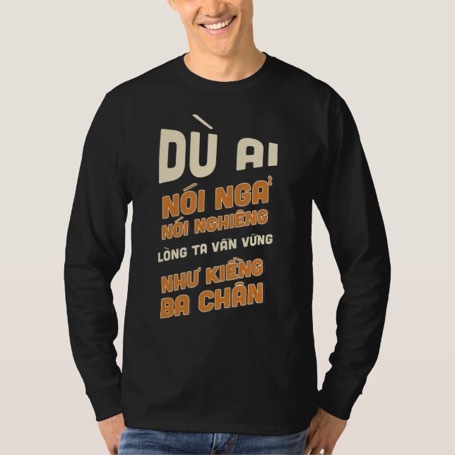Vietnamese Proverbs T-Shirt (Front)