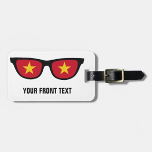 Vietnamese Shades custom luggage tag