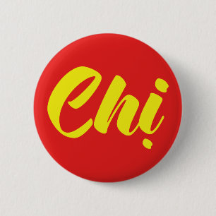 Vietnamese Sister - Chị ~ Tiếng Việt Language 2 Inch Round Button