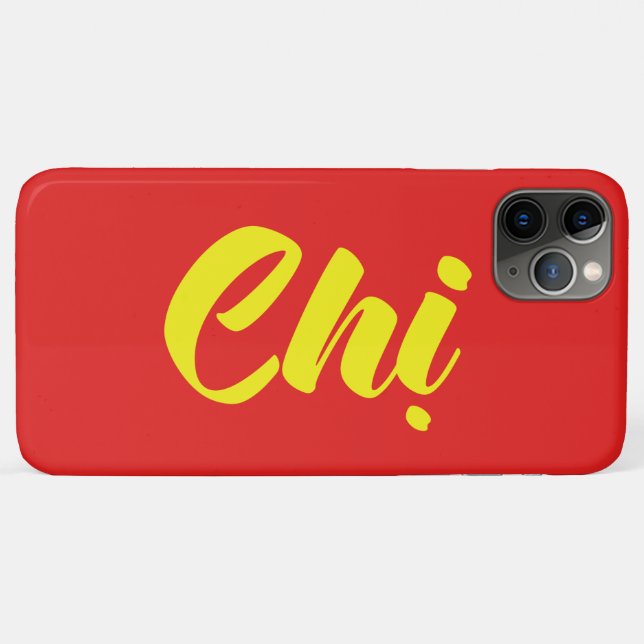 Vietnamese Sister - Chị ~ Tiếng Việt Language Case-Mate iPhone Case (Back (Horizontal))
