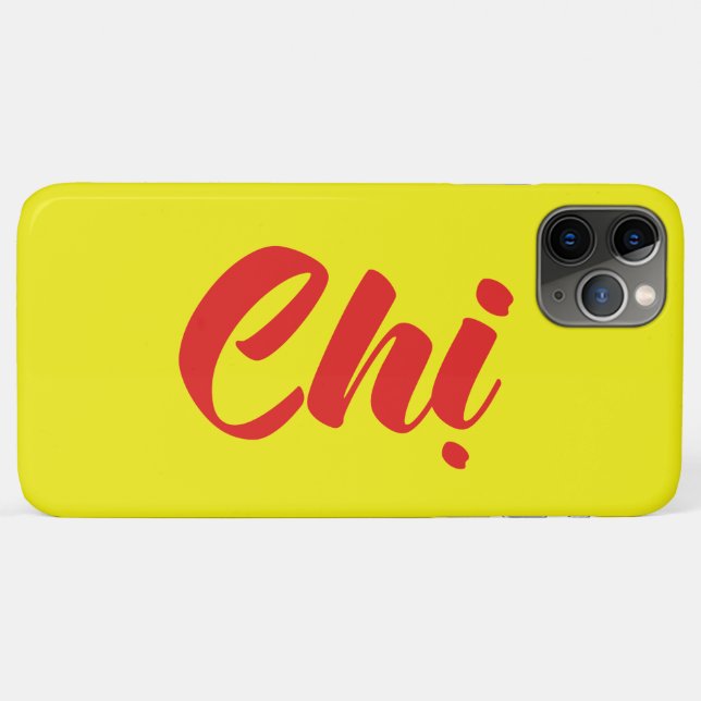 Vietnamese Sister - Chị ~ Tiếng Việt Language Case-Mate iPhone Case (Back (Horizontal))