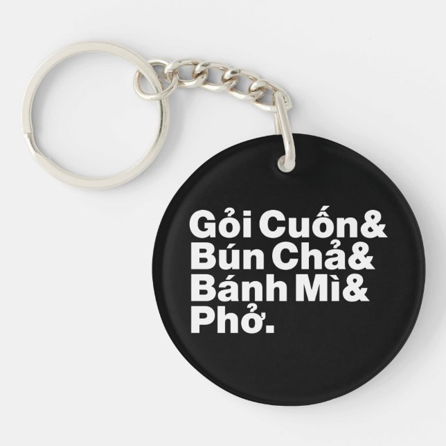 Vietnamese Street Food Keychain (Front)