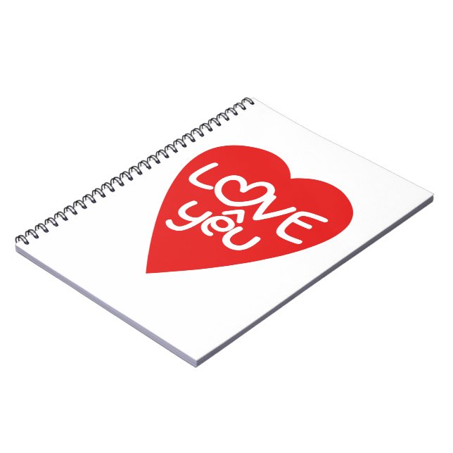 Vietnamese Valentine ♥ Love Yêu ♥ Asian Wordplay Notebook (Left Side)