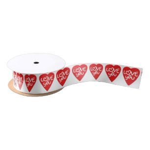 Vietnamese Valentine ♥ Love Yêu ♥ Asian Wordplay Satin Ribbon