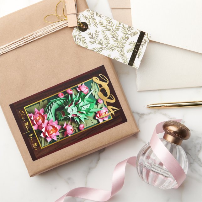 Vietnamese Wood Dragon New Year 2024 RecS Sticker (Gifting)