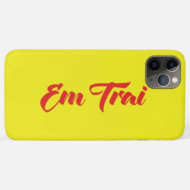 Vietnamese (Young) Brother - Em Trai ~ Tiếng Việt Case-Mate iPhone Case (Back (Horizontal))
