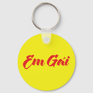 Vietnamese (Young) Sister - Em Gái ~ Tiếng Việt Keychain
