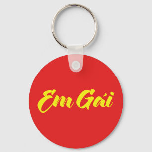 Vietnamese (Young) Sister - Em Gái ~ Tiếng Việt Keychain