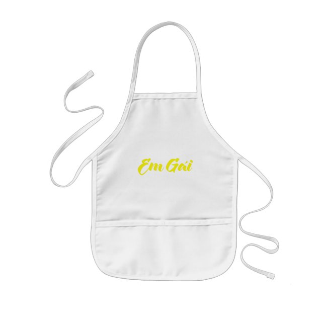 Vietnamese (Young) Sister - Em Gái ~ Tiếng Việt Kids Apron (Front)
