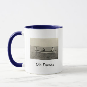 Vieux amis Bateau Antique Photo Café Mug