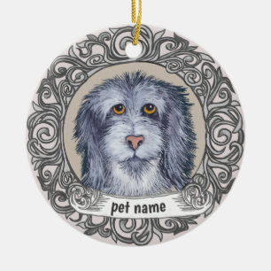 Vieux anglais Sheepdog Amour Mémoire ornement