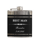 Vieux bois Noir MEILLEUR HOMME Flacon Mariage