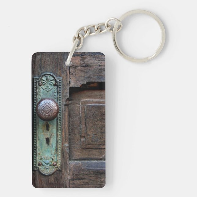 Vieux bouton de porte - porte - clé (Dos)