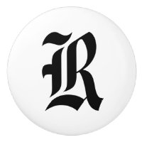 Vieux boutons décorés d'un monogramme anglais de