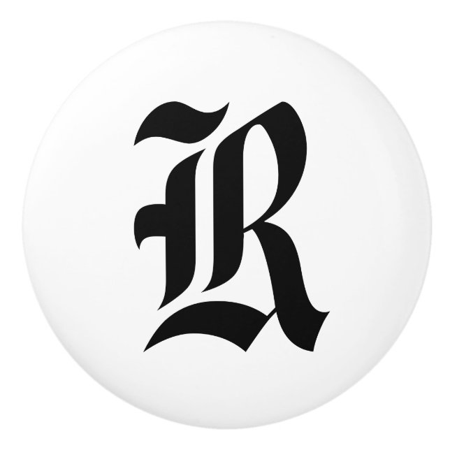 Vieux boutons décorés d'un monogramme anglais de (Devant)