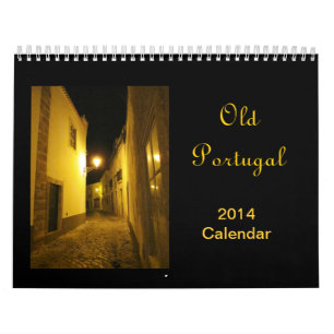 Vieux calendrier 2014 du Portugal