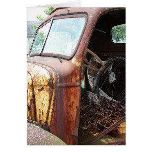 Vieux camion sans porte