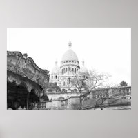 Vieux carrousel Sacré-Cœur de Montmartre Paris