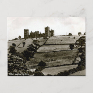 Vieux Carte Postale - Château Riber, Matlock, Derb