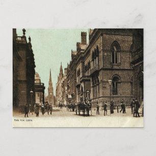 Vieux Carte Postale - Park Row, Leeds, Yorkshire