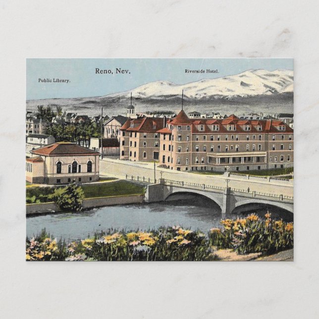 Vieux Carte Postale - Reno, Nevada. USA (Devant)