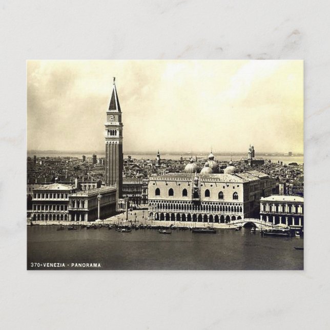 Vieux carte postale - Vénétie - Panorama (Devant)